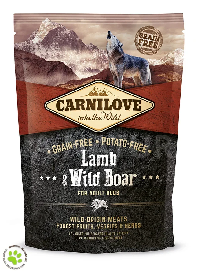 CARNILOVE LAMB & WILD BOAR ADULT 1,5 KG